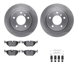 R1 Concepts WFWH1-31058 E- Line Series Brake Rotor W/ Ceramic Brake Pads & Hdw